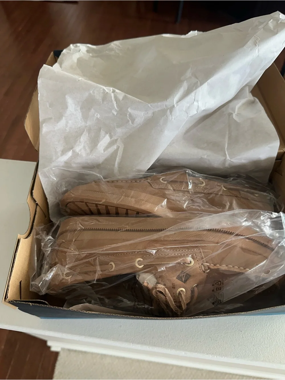 Sperry Tan Suede Women's Boat Shoes
